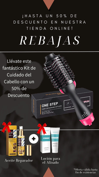 Cepillo Multifuncional 3 en 1  + regalo especial 🎁