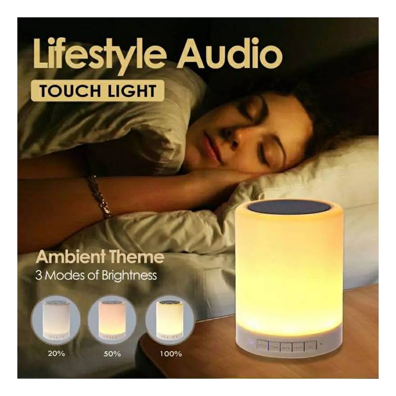 Mini parlante lámpara